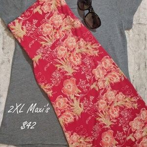 LuLaRoe Maxi Skirt 2XL